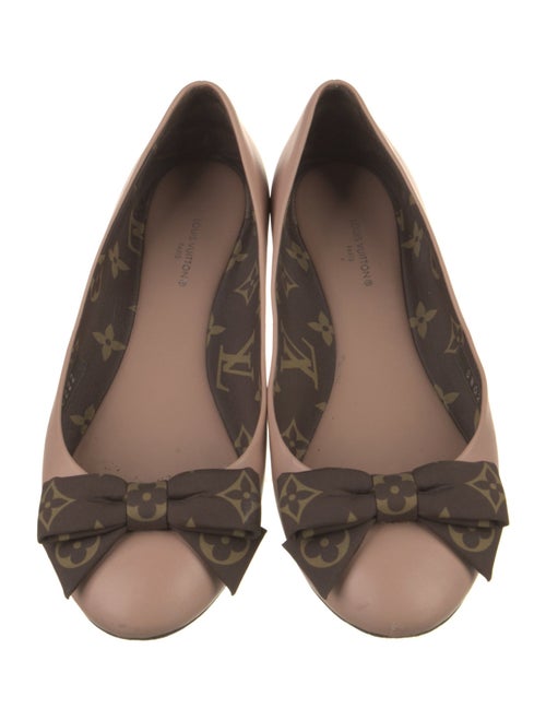Louis Vuitton LV Monogram Leather Flats