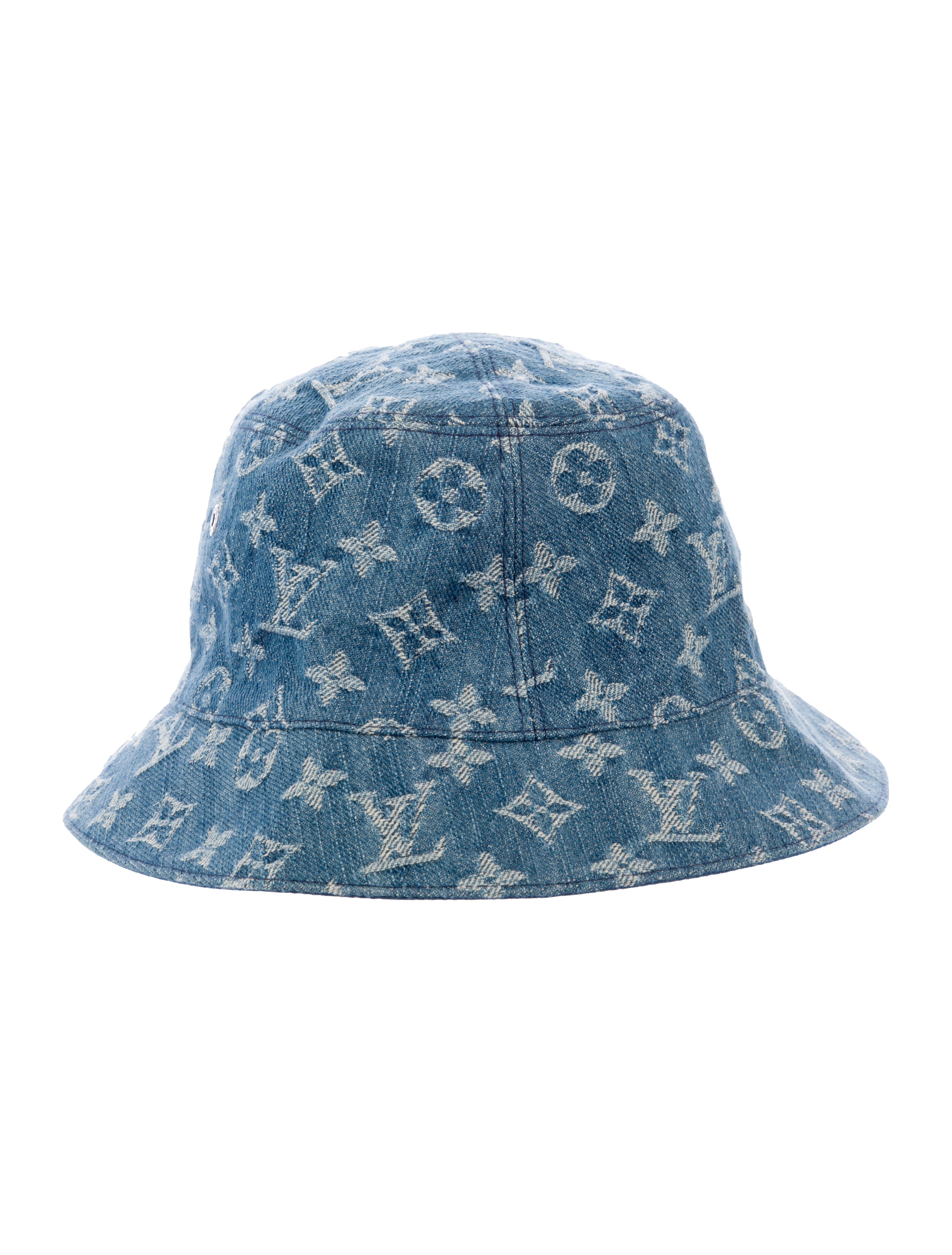 Louis Vuitton Denim Monogram Essential Reversible Bucket Hat