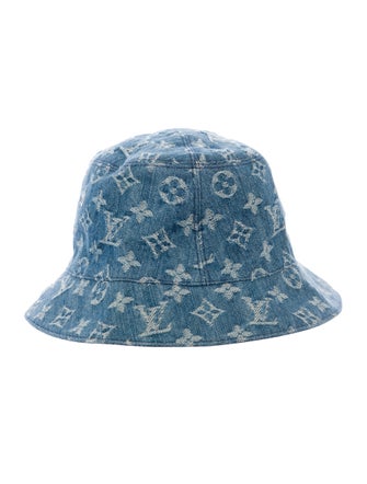 Louis Vuitton Denim Monogram Essential Reversible Bucket Hat