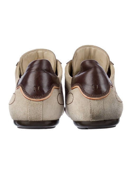 Louis Vuitton Suede Colorblock Pattern Sneakers