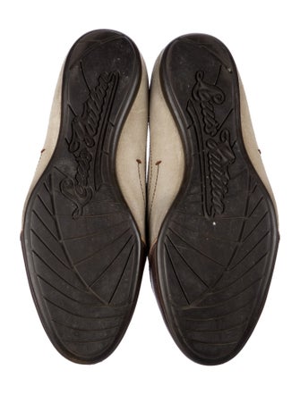 Louis Vuitton Suede Colorblock Pattern Sneakers