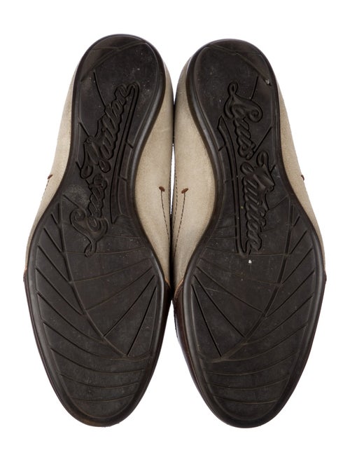 Louis Vuitton Suede Colorblock Pattern Sneakers