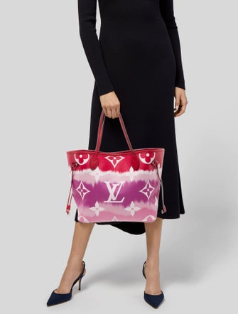 Louis Vuitton LV Monogram Neverfull w/Pouch MM