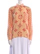 Louis Vuitton 2019 Silk Button-Up Top