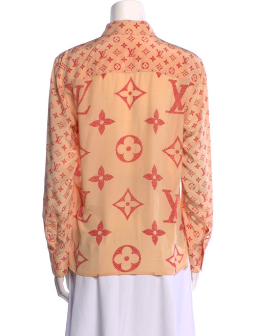Louis Vuitton 2019 Silk Button-Up Top