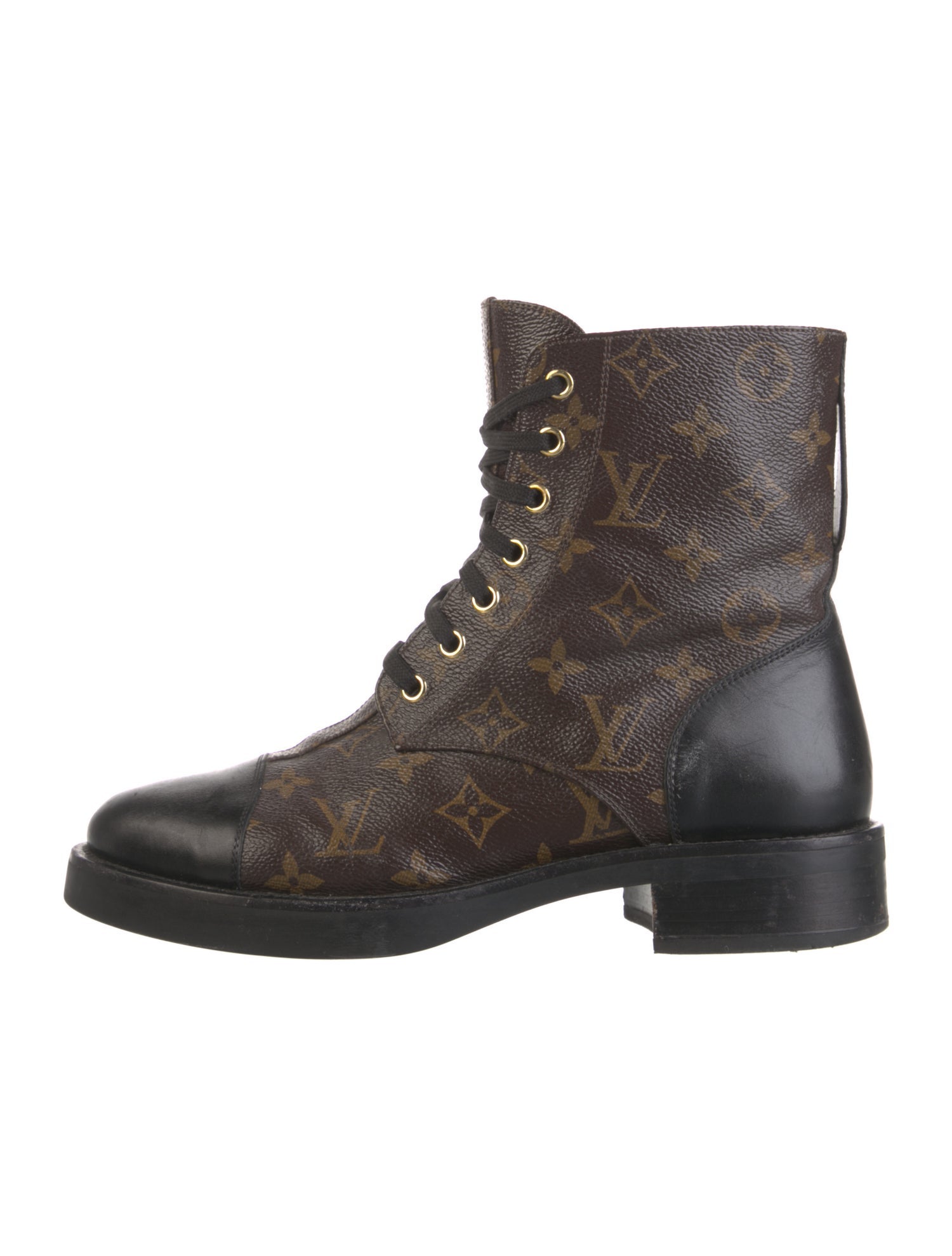 Louis Vuitton LV Monogram Combat Boots