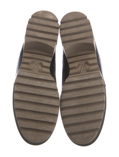 Louis Vuitton LV Monogram Suede Combat Boots