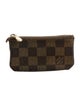 Louis Vuitton Damier Ebene Pattern Coated Canvas Wallet