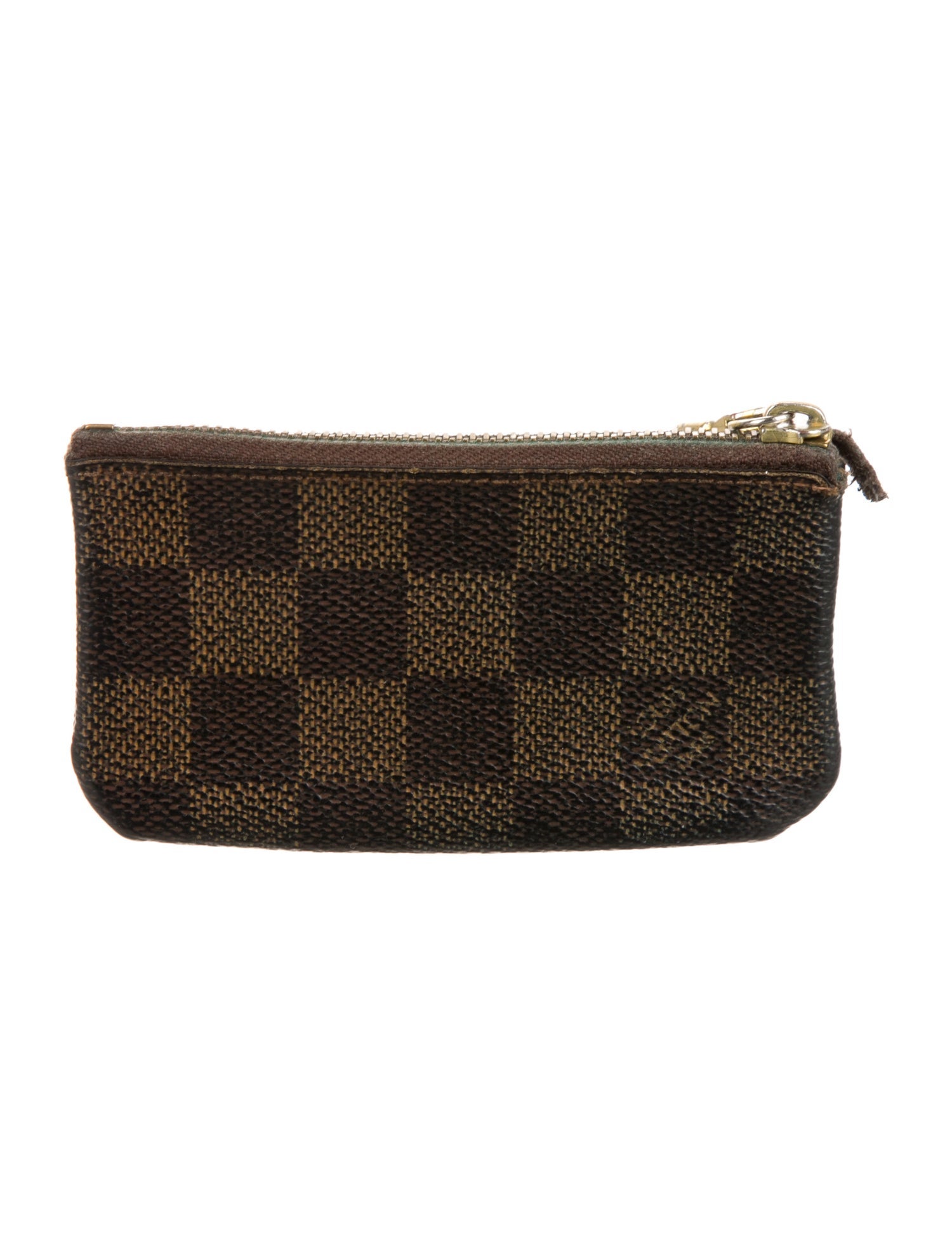 Louis Vuitton Damier Ebene Pattern Coated Canvas Wallet