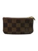 Louis Vuitton Damier Ebene Pattern Coated Canvas Wallet