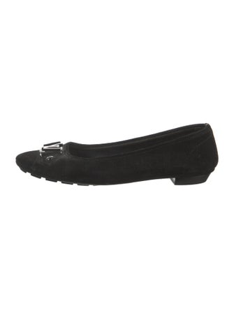 Louis Vuitton Suede Ballet Flats