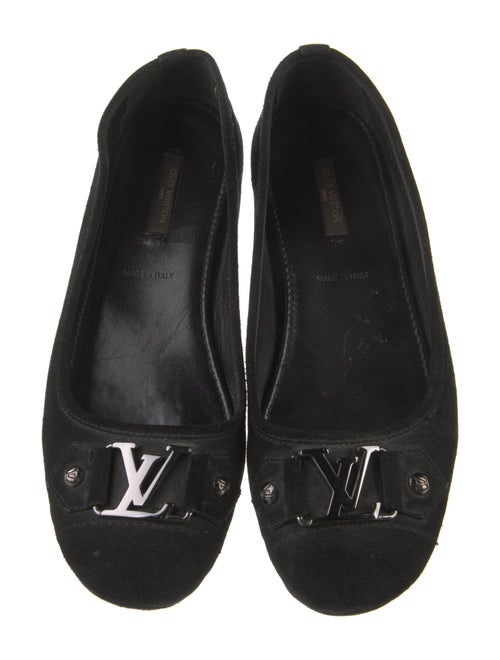 Louis Vuitton Suede Ballet Flats