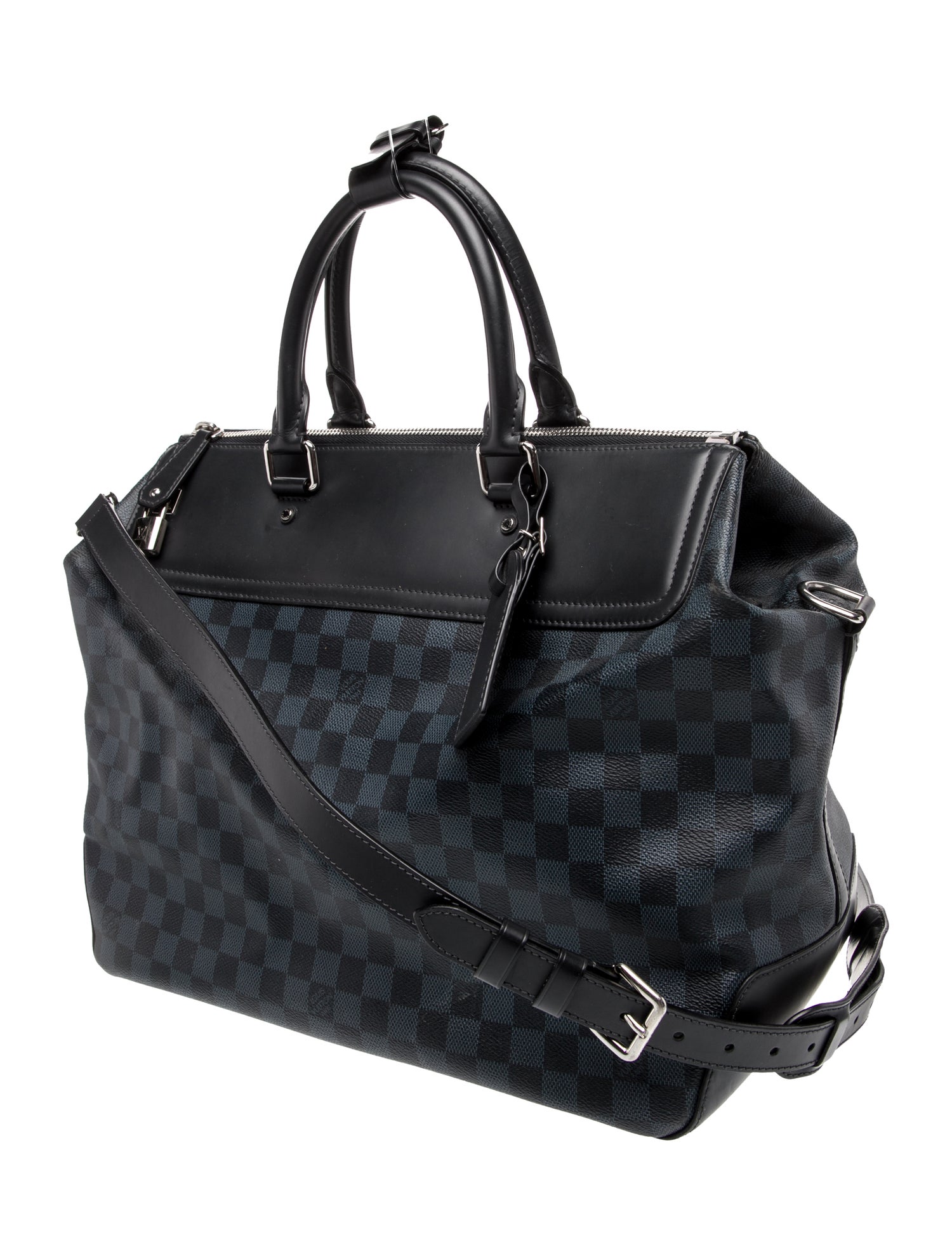 Louis Vuitton Leather Weekender Bag
