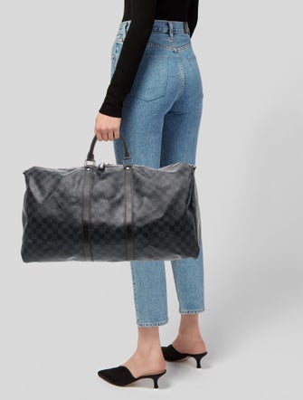 Louis Vuitton Damier Graphite Keepall Bandouliere 55