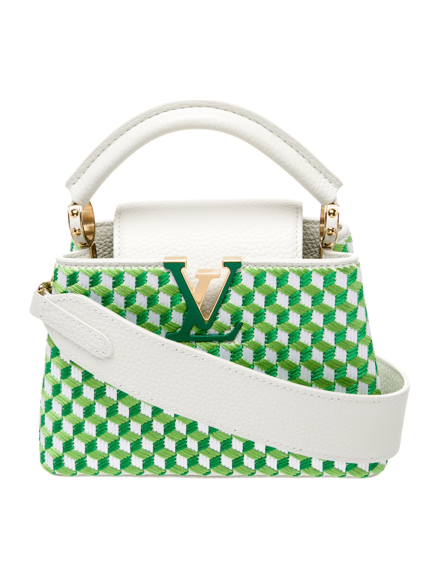 Louis Vuitton Leather Capucines Mini