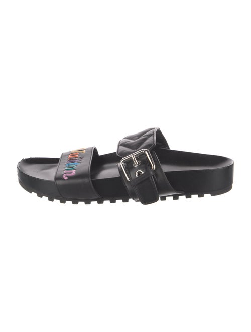 Louis Vuitton Leather Slides