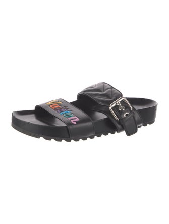 Louis Vuitton Leather Slides