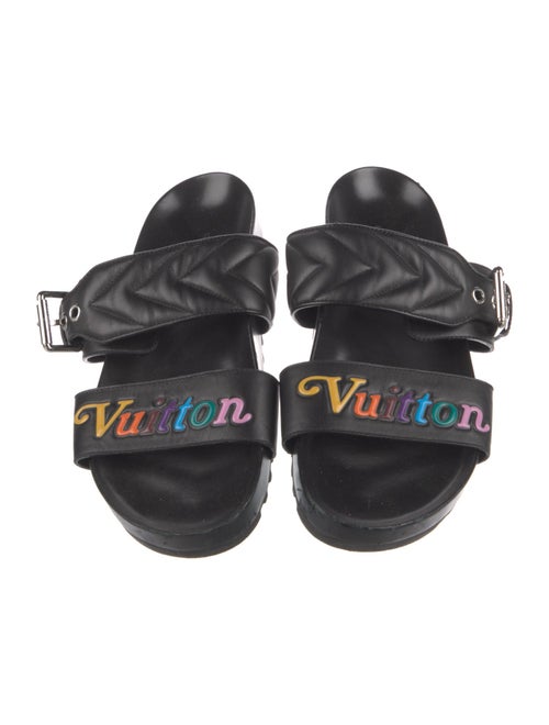 Louis Vuitton Leather Slides