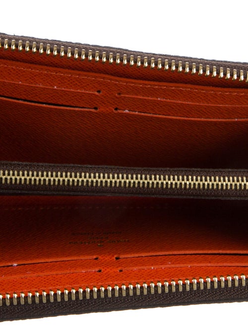 Louis Vuitton LV Monogram Coated Canvas Clemence Wallet