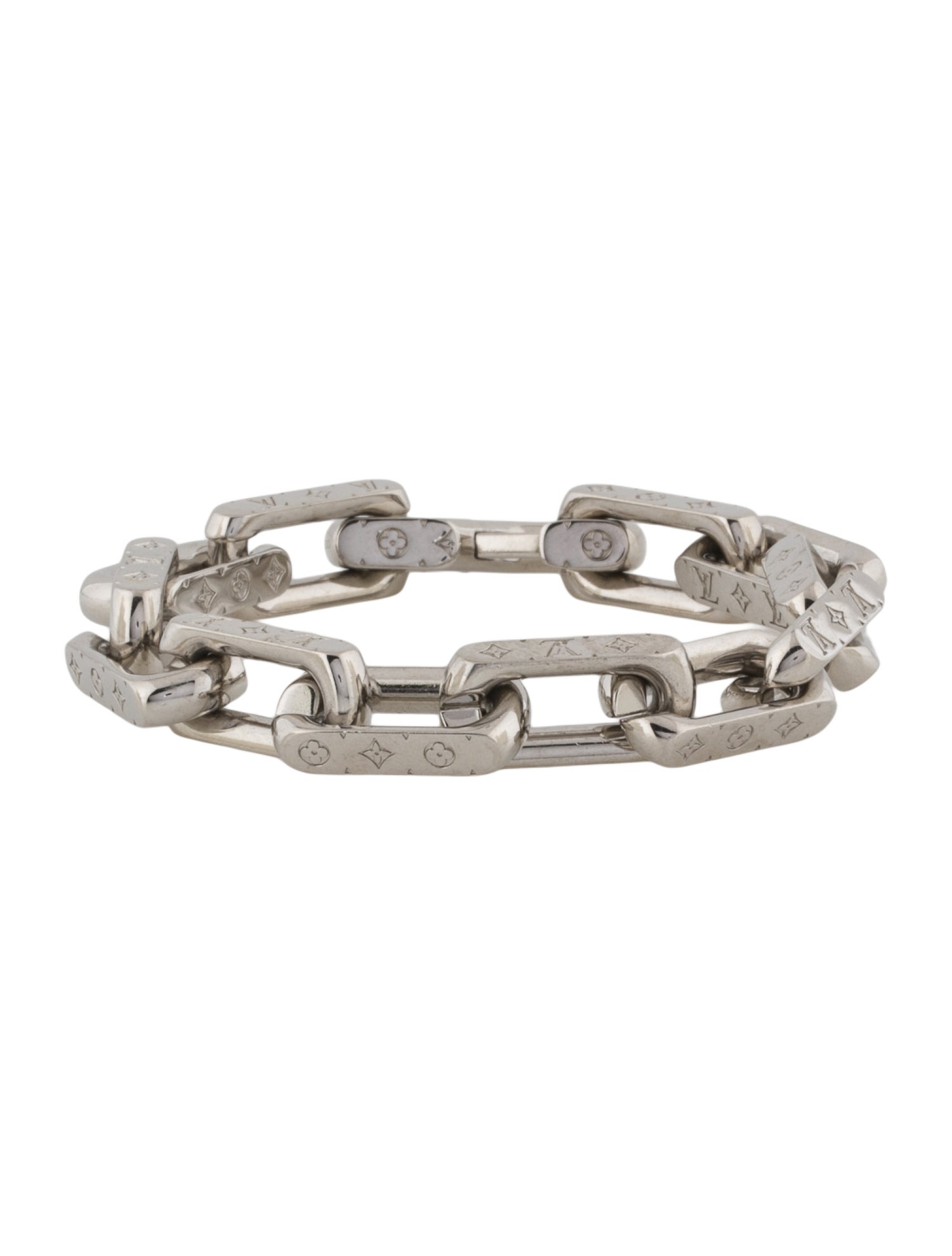 Louis Vuitton Monogram Chain Link Bracelet