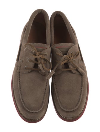 Louis Vuitton LV Monogram Suede Oxfords