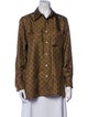 Louis Vuitton 2024 Silk Button-Up Top