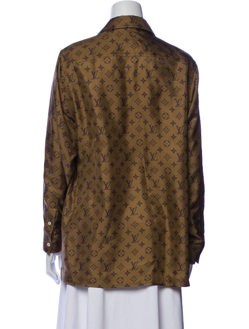 Louis Vuitton 2024 Silk Button-Up Top