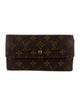 Louis Vuitton LV Monogram Coated Canvas Porte Trésor International Wallet