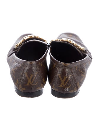 Louis Vuitton LV Monogram Leather Loafers