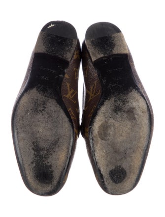 Louis Vuitton LV Monogram Leather Loafers