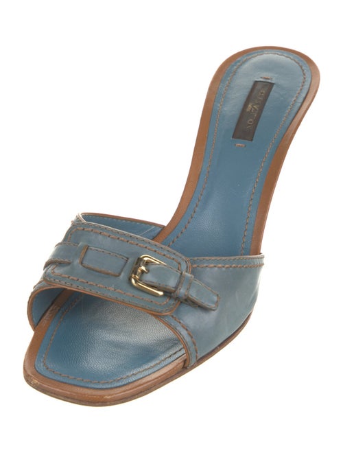 Louis Vuitton Leather Slides