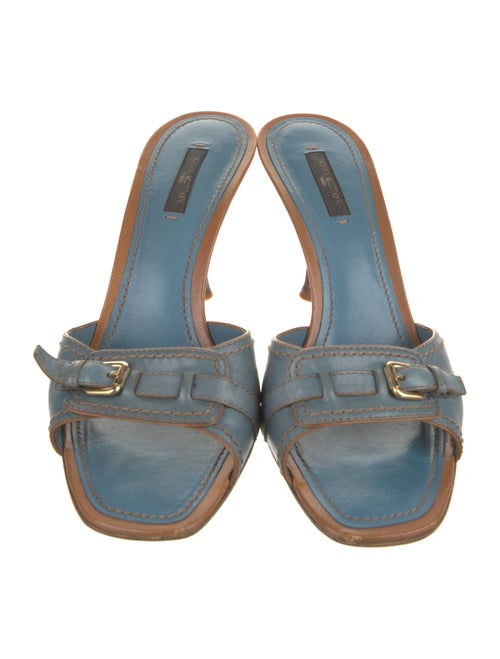 Louis Vuitton Leather Slides