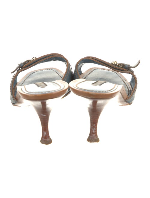 Louis Vuitton Leather Slides