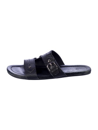 Louis Vuitton Leather Slides