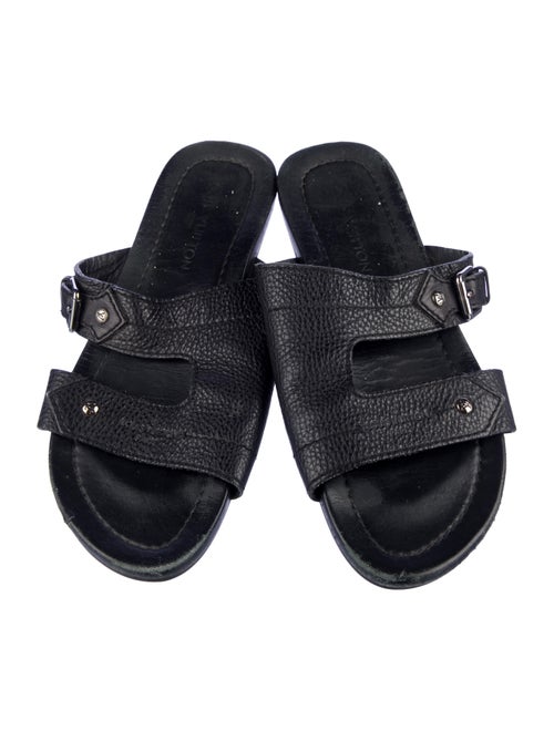 Louis Vuitton Leather Slides