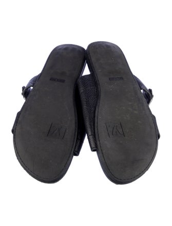 Louis Vuitton Leather Slides