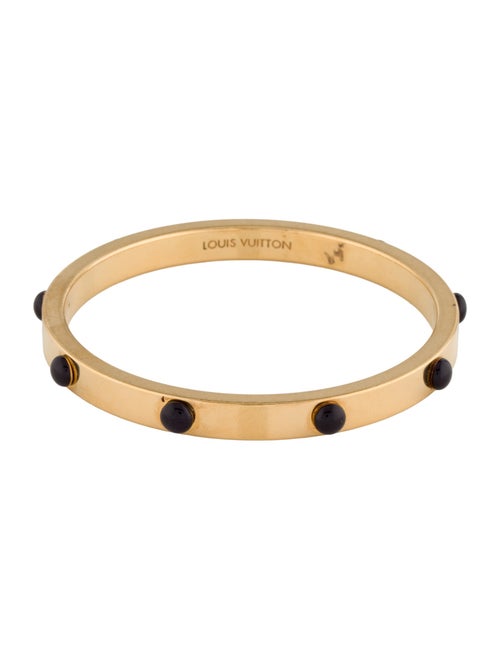 Louis Vuitton Enamel Gimme A Clue Bangle Bracelet