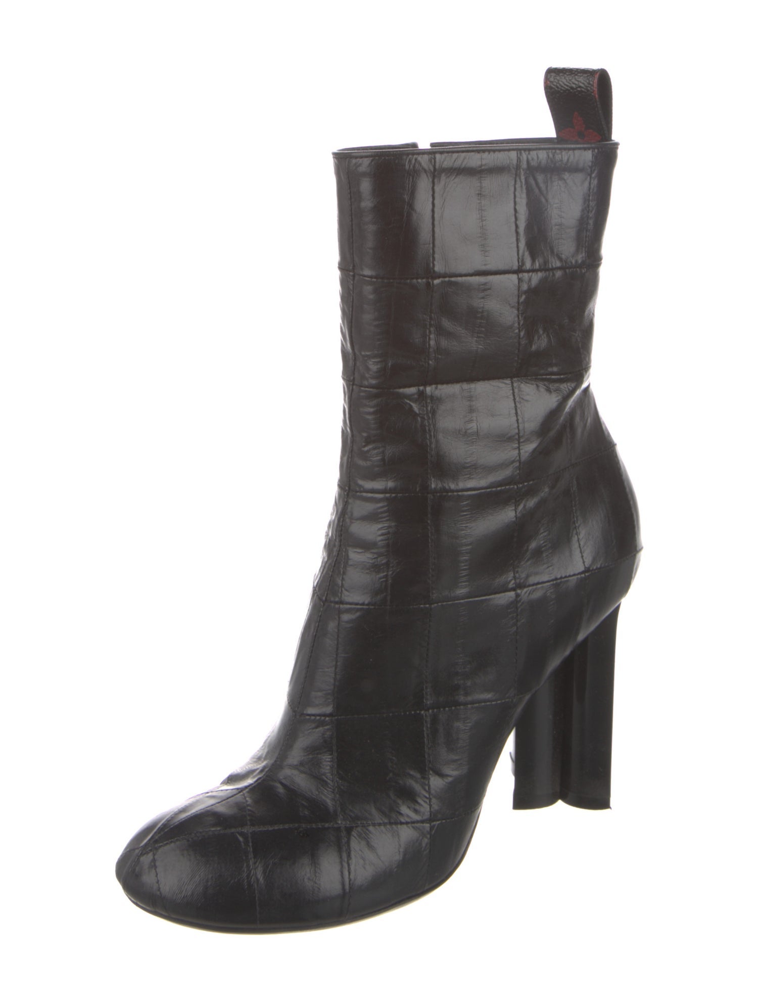 Louis Vuitton LV Monogram Embossed Leather Chelsea Boots