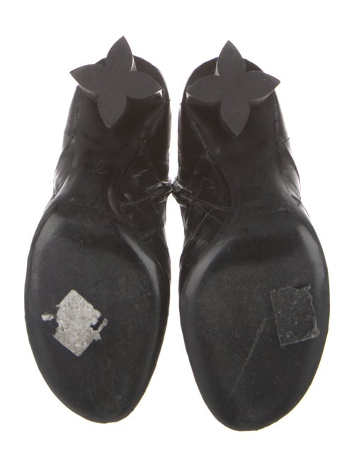 Louis Vuitton LV Monogram Embossed Leather Chelsea Boots