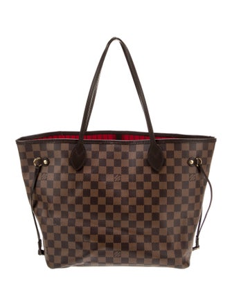 Louis Vuitton Damier Ebene Neverfull w/Pouch MM