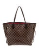 Louis Vuitton Damier Ebene Neverfull w/Pouch MM