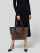 Louis Vuitton Damier Ebene Neverfull w/Pouch MM