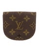 Louis Vuitton LV Monogram Coated Canvas Round Coin Purse