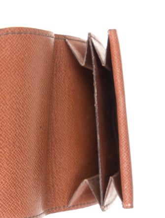 Louis Vuitton LV Monogram Coated Canvas Round Coin Purse