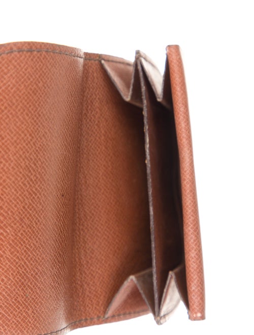 Louis Vuitton LV Monogram Coated Canvas Round Coin Purse