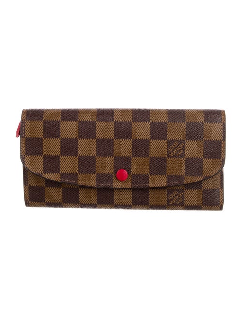 Louis Vuitton 2019 Damier Ebene Pattern Emilie Wallet