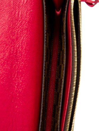 Louis Vuitton 2019 Damier Ebene Pattern Emilie Wallet