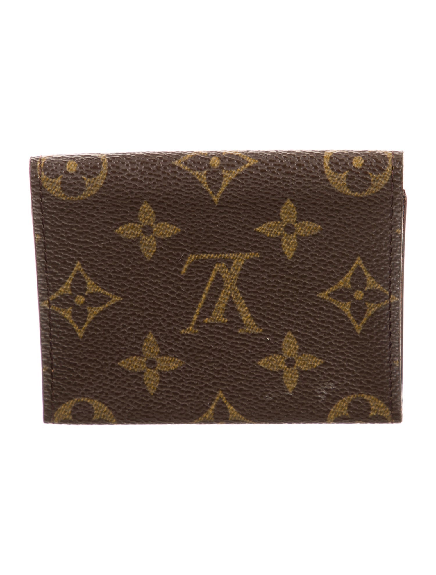 Louis Vuitton Monogram Pattern Coated Canvas Card Case