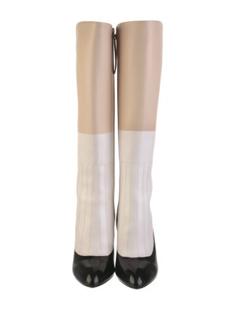 Louis Vuitton LV Monogram Leather Sock Boots