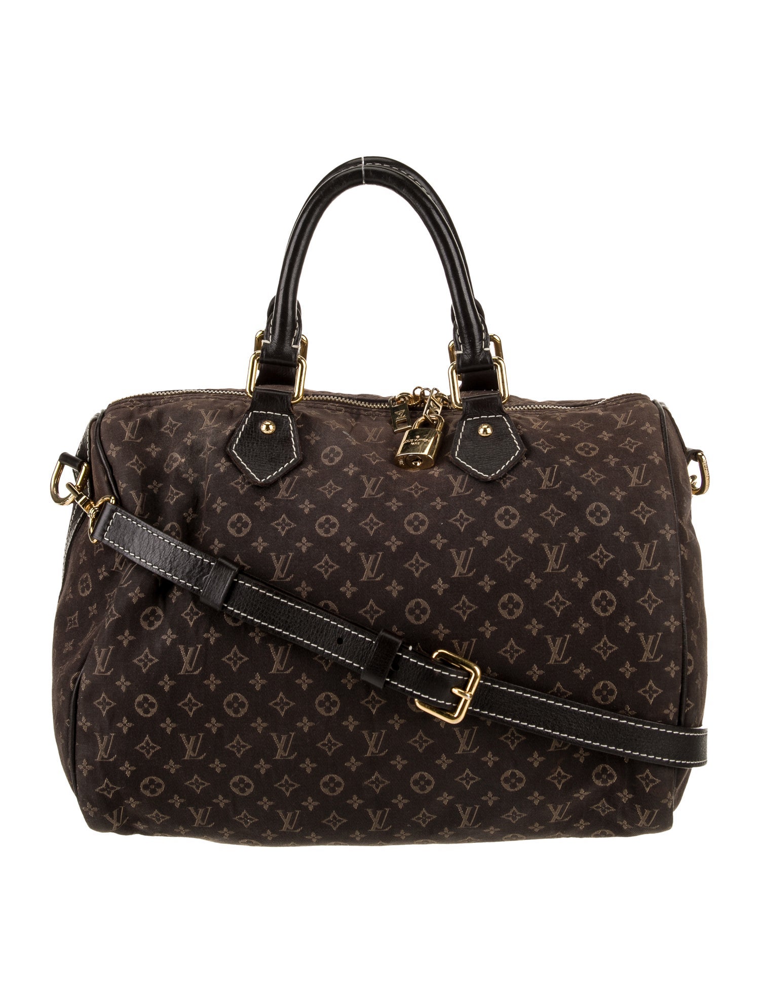 Louis Vuitton Monogram Mini Lin Speedy Bandouliere 30